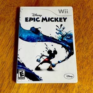 Wii game, Disney’s Epic Mickey